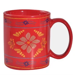 Bonita Mug And Coaster 8-Piece Set - Red 7 Bonita Mug And Coaster 8-Piece Set - Red -HiEnd Accents LF1937K1 3 lg