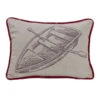 Printed Rowboat Pillow
