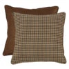 Crestwood Houndstooth & Suede Reversible Euro Sham