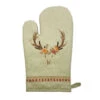 Desert Skull Floral Oven Mitts