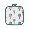 Colorful Cactus Printed Pot Holder Set