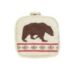 Aztec Bear Printed Pot Holder Set
