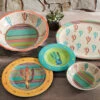 Cactus 14-PC Melamine Dinnerware Set