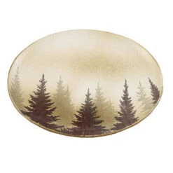 Clearwater Pines 21-Piece Dinnerware & Canister Set -HiEnd Accents PK1763 6 lg