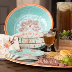 Western 10-PC Melamine Dinnerware Set