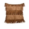 Alternating Fringe Throw Pillow