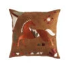 Solace Embroidered Horse Throw Pillow