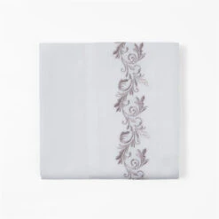 350 Thread Count Scroll Embroidery Sheet Set - White 5 350 Thread Count Scroll Embroidery Sheet Set - White -HiEnd Accents SS3504 QN WH 2 lg