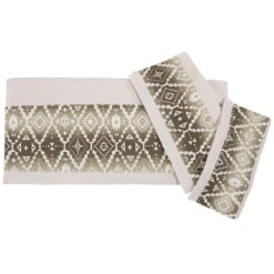 Chalet Aztec 3-Piece Bath Towel Set - Cream