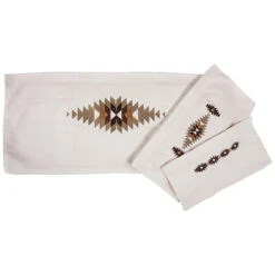 Yosemite 3-Piece Bath Towel Set - Cream