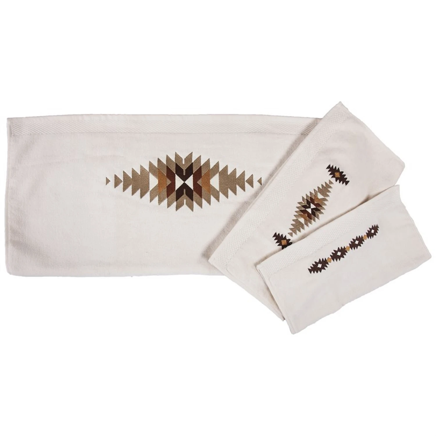 Yosemite 3-Piece Bath Towel Set - Cream 1 Yosemite 3-Piece Bath Towel Set - Cream