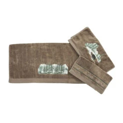 Joshua 3-Piece Bath Towel Set - Mocha