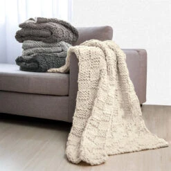Chess Knit Throw - 4 Colors -HiEnd Accents TR1735 lg