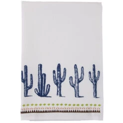 Southwest Cactus Border 5-Piece Tea Towel Set