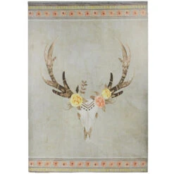 Desert Skull Bohemian Canvas Wall Decor