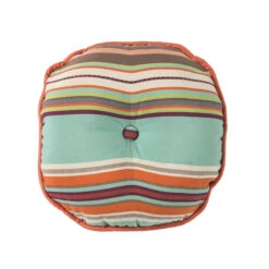 Serape Round Throw Pillow