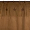 Barn Star Ultra Suede Shower Curtain