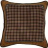 Ocala Corduroy, Plaid & Leather Pillow W/ Conchos
