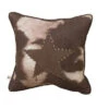 Cowhide Pillow W/ Studded Star