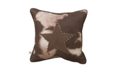 Cowhide Pillow W/ Studded Star