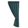 Cheyenne Faux Tooled Leather Curtain - Turquoise