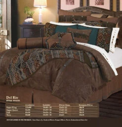 Del Rio Tooled Suede Bedding Set
