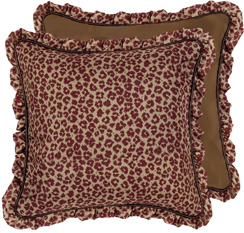 Austin Leopard Print Euro Sham 1 Austin Leopard Print Euro Sham