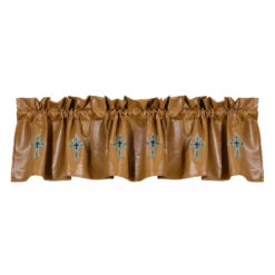 Las Cruces Embroidered Cross Valance